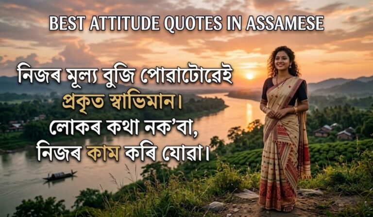 Best Attitude Quotes In Assamese