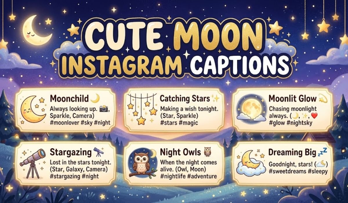 Cute Moon Instagram Captions