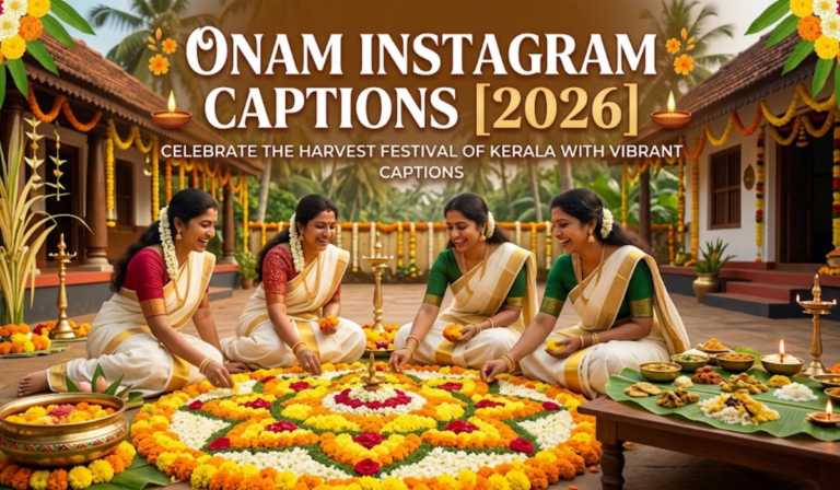 Onam Instagram Captions 2026