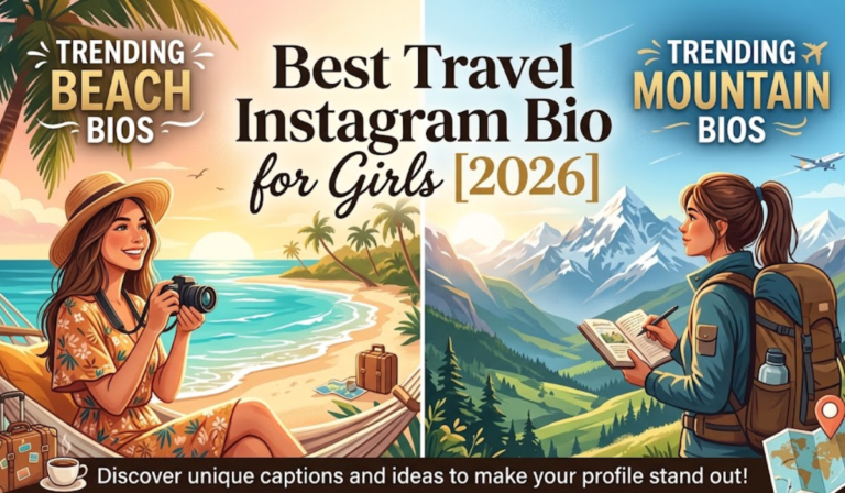 Travel Instagram Bio for Girls