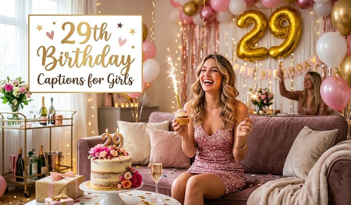 29th Birthday Captions for Girls