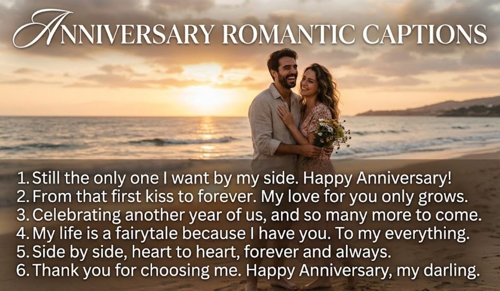 Anniversary Romantic Captions