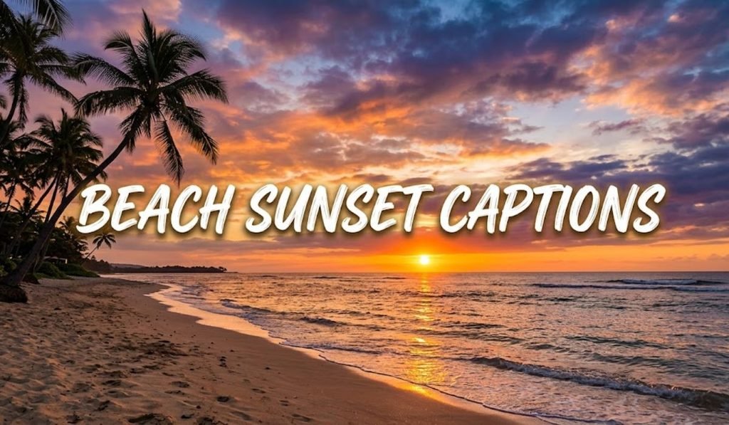 Beach Sunset Captions