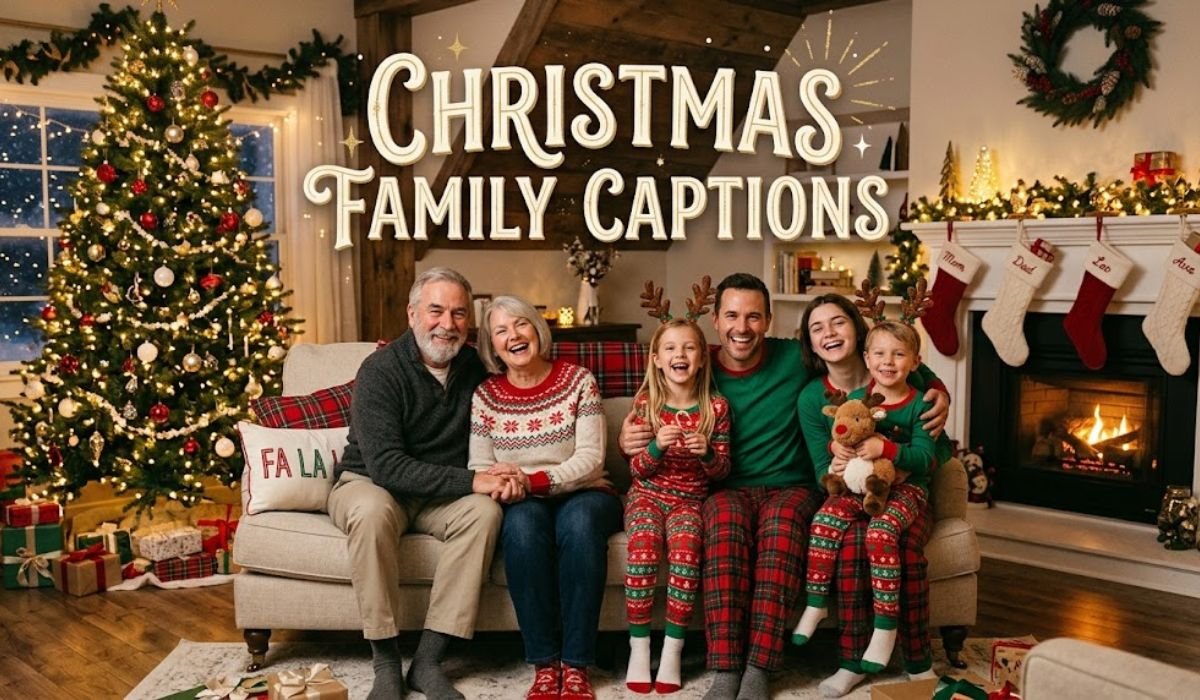 Christmas Family Captions