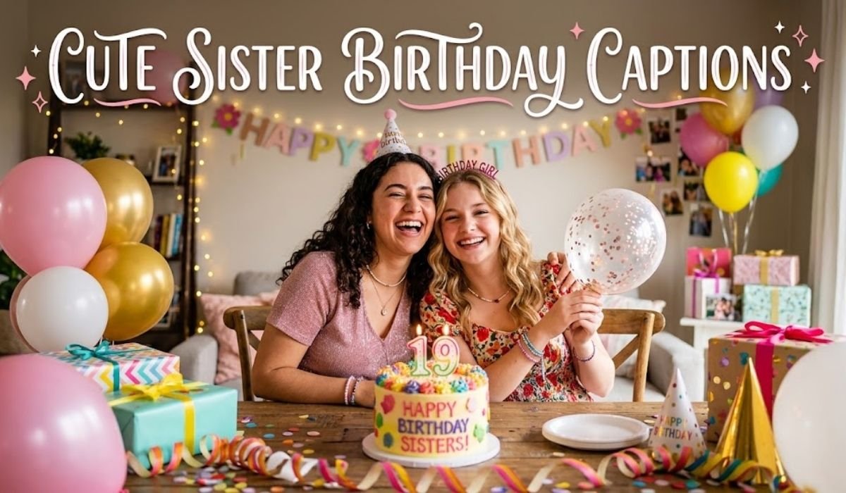 Cute Sister Birthday Captions