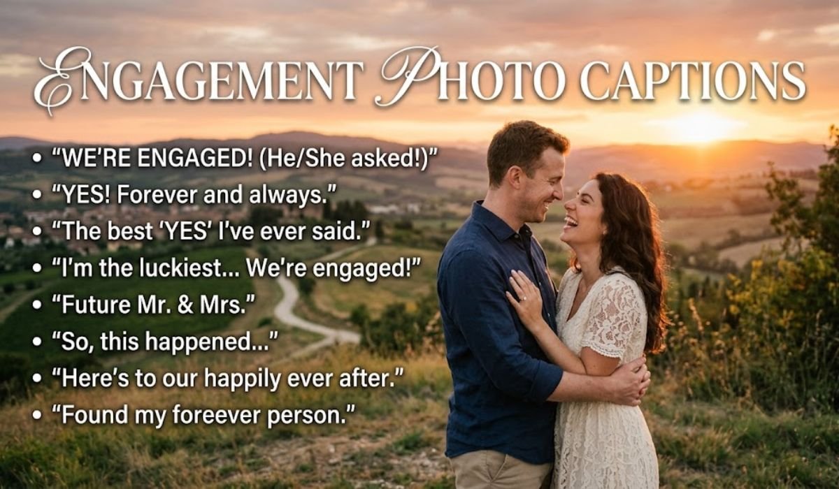 Engagement Photo Captions