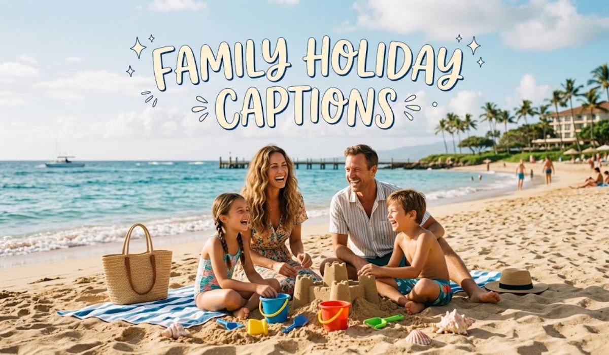 Family Holiday Captions