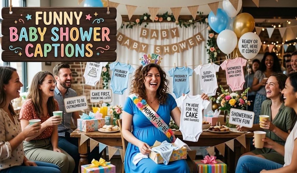 Funny Baby Shower Captions