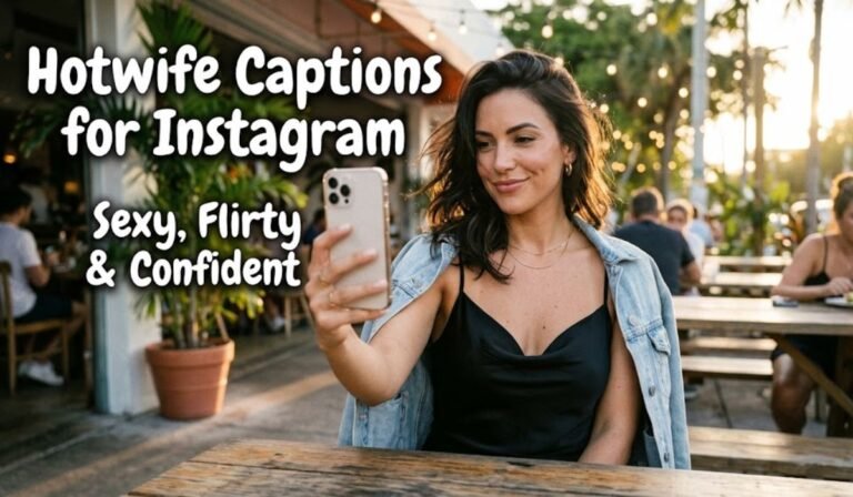 Hotwife Captions for Instagram Sexy, Flirty & Confident