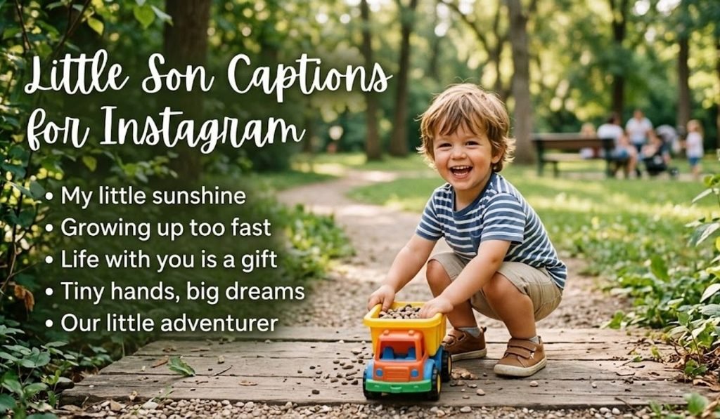 Little Son Captions for Instagram