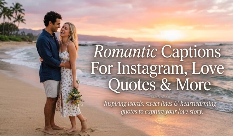 Romantic Captions For Instagram, Love Quotes & More