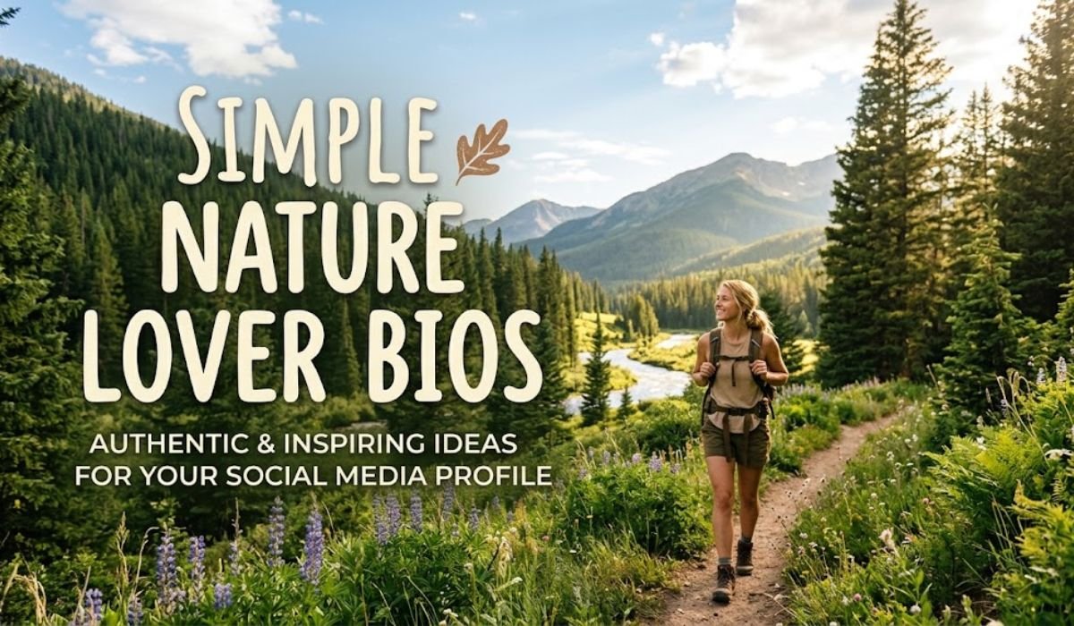 Simple Nature Lover Bios