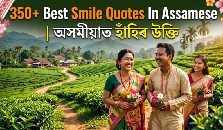 Smile Quotes In Assamese | অসমীয়াত হাঁহিৰ উক্তি
