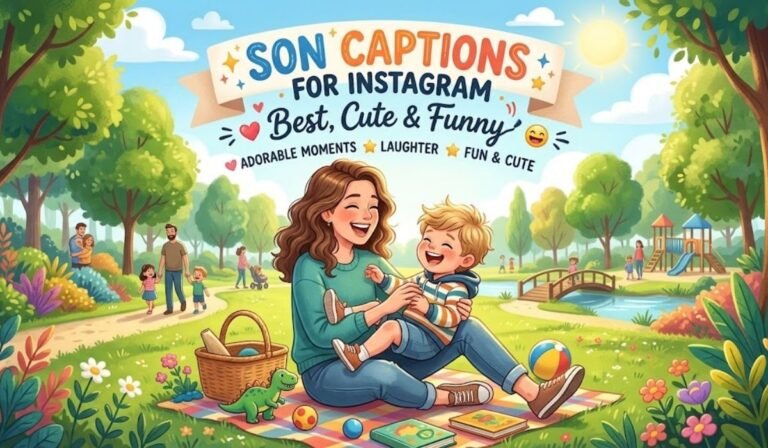 Son Captions For Instagram Best, Cute & Funny