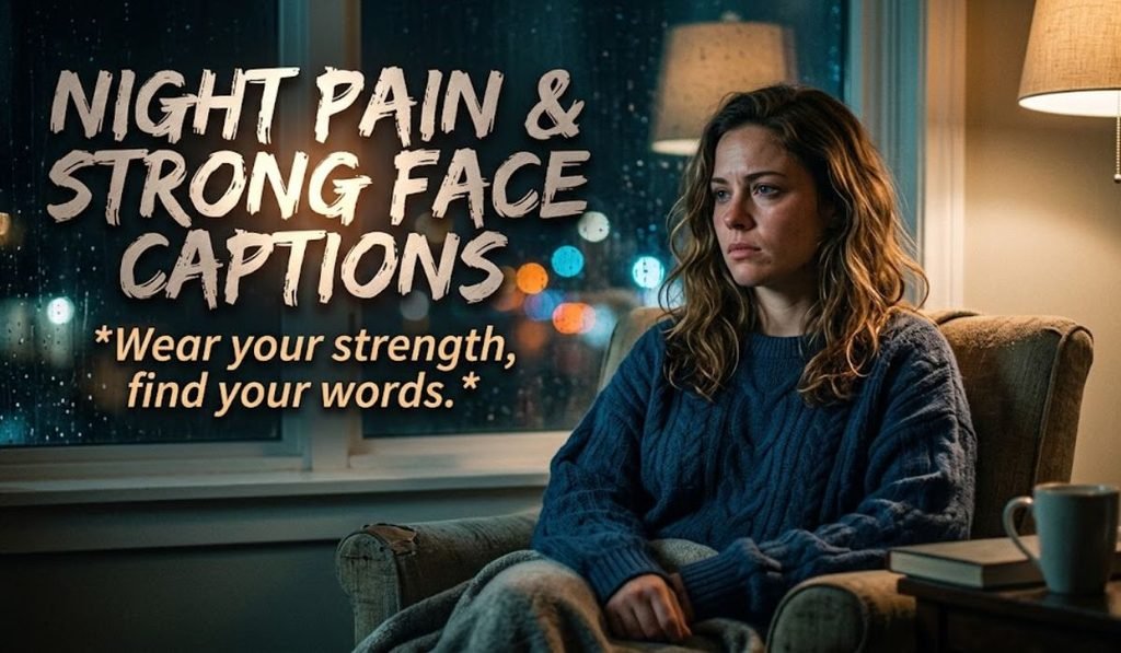 night Pain & Strong Face Captions